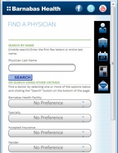 Barnabas Health Mobile - Find a Physician